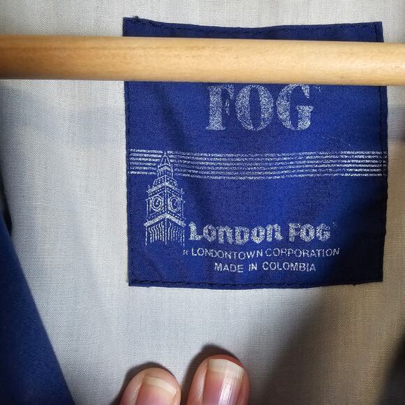 Vintage Fog by London‎ Fog Jacket-Teal/Blue-Large - Picture 2 of 8
